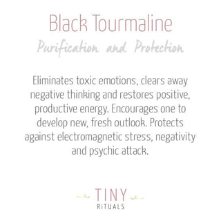 Black Tourmaline Cube by Tiny Rituals