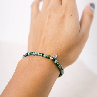 African Turquoise Jasper Energy Bracelet by Tiny Rituals - A Roese Boutique