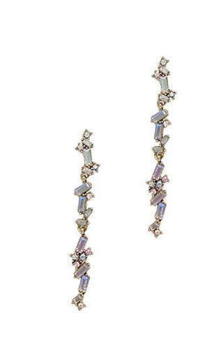 Aurora Borealis Crystal Earring - A Roese Boutique