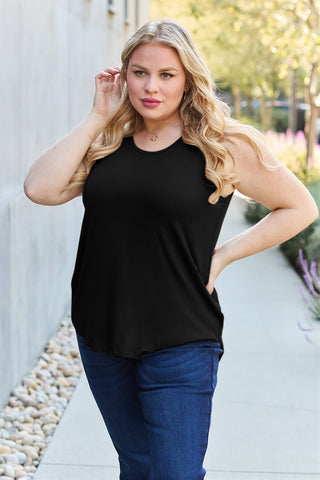 Basic Bae Full Size Round Neck Tank - A Roese Boutique