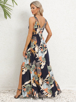 Beachy Slit Surplice Dress - A Roese Boutique