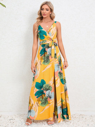 Beachy Slit Surplice Dress - A Roese Boutique