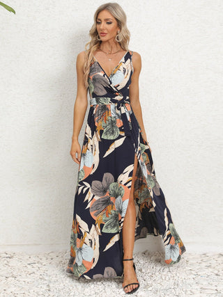 Beachy Slit Surplice Dress - A Roese Boutique