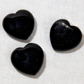 Black Obsidian Mini Heart Set by Tiny Rituals - A Roese Boutique