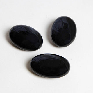 Black Obsidian Palm Stone by Tiny Rituals - A Roese Boutique