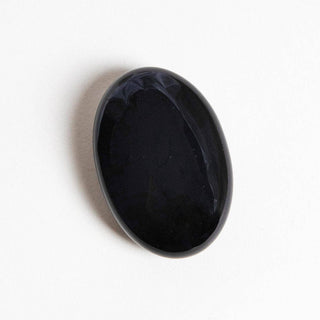 Black Obsidian Palm Stone by Tiny Rituals - A Roese Boutique