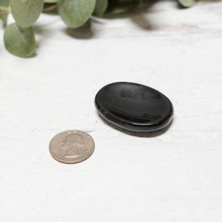 Black Obsidian Worry Stone by Tiny Rituals - A Roese Boutique