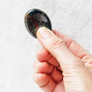 Bloodstone Worry Stone by Tiny Rituals - A Roese Boutique