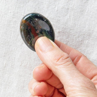 Bloodstone Worry Stone by Tiny Rituals - A Roese Boutique