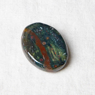 Bloodstone Worry Stone by Tiny Rituals - A Roese Boutique