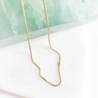Box Chain Necklace - A Roese Boutique