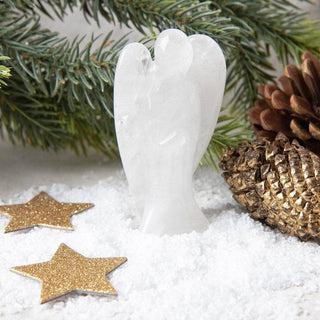 Clear Quartz Angel by Tiny Rituals - A Roese Boutique