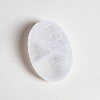 Clear Quartz Palm Stone by Tiny Rituals - A Roese Boutique