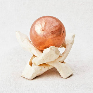 Copper Healing Sphere with Tripod by Tiny Rituals - A Roese Boutique