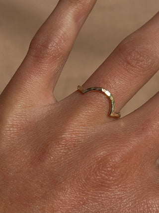 Crescent Ring by Toasted Jewelry - A Roese Boutique