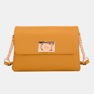 David Jones PU Leather Crossbody Bag - A Roese Boutique