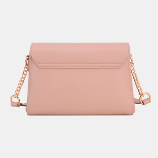 David Jones PU Leather Crossbody Bag - A Roese Boutique