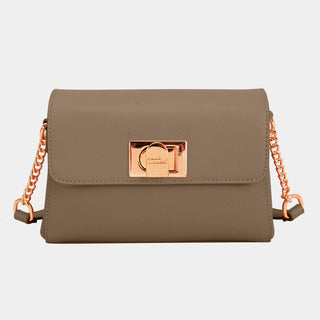 David Jones PU Leather Crossbody Bag - A Roese Boutique