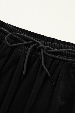 Drawstring Wide Leg Active Pants - A Roese Boutique