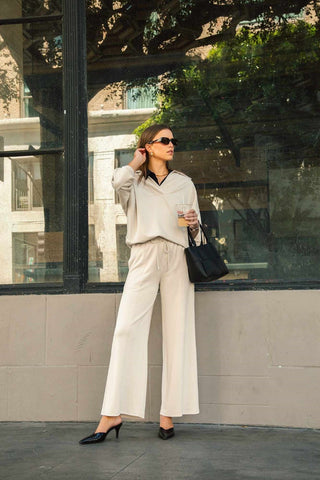 Drawstring Wide Leg Pants with Pockets by Umgee - A Roese Boutique