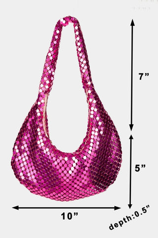 Fame Sequin Disc Handbag - A Roese Boutique