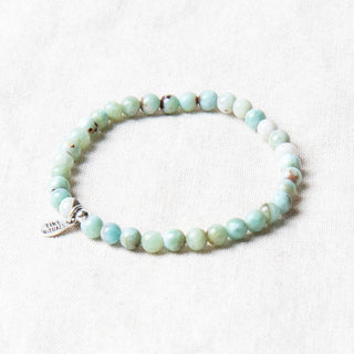 Genuine Rare Larimar Energy Bracelet by Tiny Rituals - A Roese Boutique