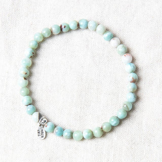 Genuine Rare Larimar Energy Bracelet by Tiny Rituals - A Roese Boutique