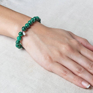 Genuine Real Malachite Energy Bracelet by Tiny Rituals - A Roese Boutique