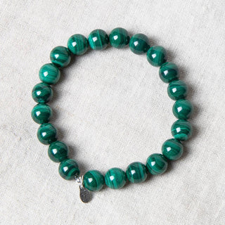 Genuine Real Malachite Energy Bracelet by Tiny Rituals - A Roese Boutique