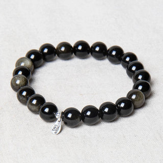 Golden Obsidian Energy Bracelet by Tiny Rituals - A Roese Boutique