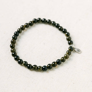 Golden Obsidian Energy Bracelet by Tiny Rituals - A Roese Boutique