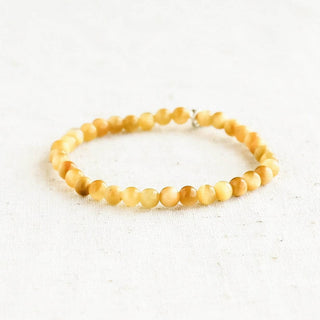 Golden Tiger Eye Energy Bracelet by Tiny Rituals - A Roese Boutique