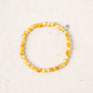 Golden Tiger Eye Energy Bracelet by Tiny Rituals - A Roese Boutique