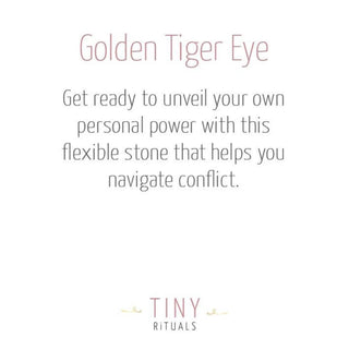 Golden Tiger Eye Energy Bracelet by Tiny Rituals - A Roese Boutique