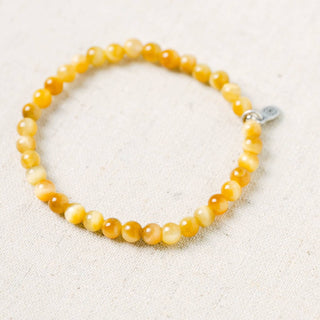 Golden Tiger Eye Energy Bracelet by Tiny Rituals - A Roese Boutique