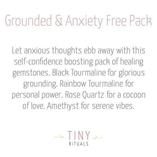 Grounded & Anxiety Free Pack by Tiny Rituals - A Roese Boutique