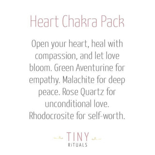 Heart Chakra Pack by Tiny Rituals - A Roese Boutique