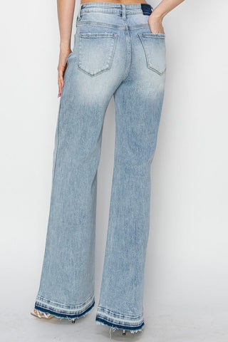 High Rise Wide Leg Jeans by RISEN - A Roese Boutique