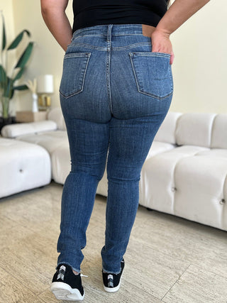 High Waist Distressed Skinny Jeans by Judy Blue - A Roese Boutique