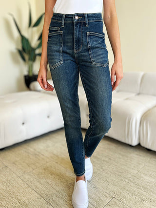 High Waist Skinny Jeans by Judy Blue - A Roese Boutique