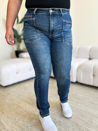 High Waist Skinny Jeans by Judy Blue - A Roese Boutique