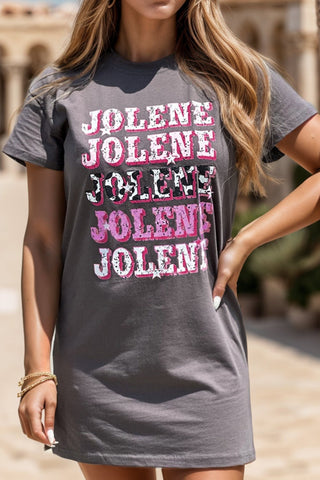 JOLENE Round Neck Short Sleeve T-Shirt - A Roese Boutique