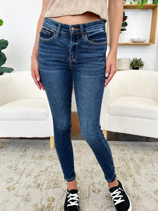 Judy Blue Full Size Classic Handsand Skinny Jeans - A Roese Boutique