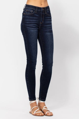 Judy Blue Full Size High Waist Handsand Skinny Jeans - A Roese Boutique