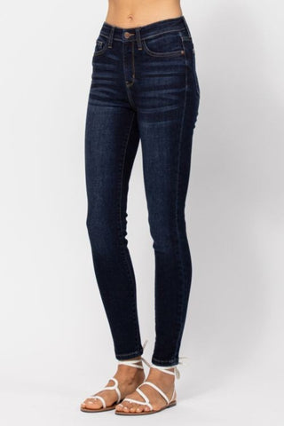 Judy Blue Full Size High Waist Handsand Skinny Jeans - A Roese Boutique