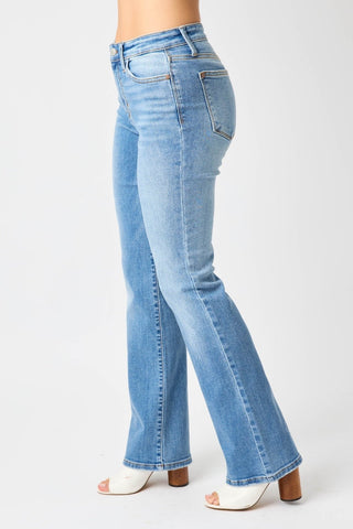 Judy Blue Full Size High Waist Straight Jeans - A Roese Boutique