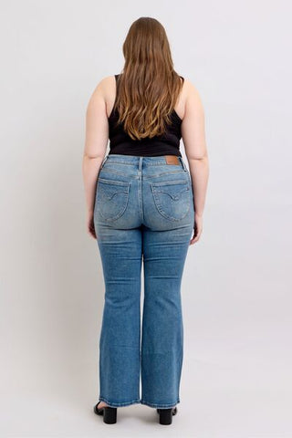 Judy Blue MR Tummy Control Vintage Wash Jeans - A Roese Boutique