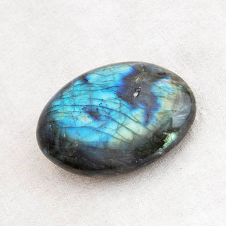 Labradorite Blue Flame Palm Stone by Tiny Rituals - A Roese Boutique