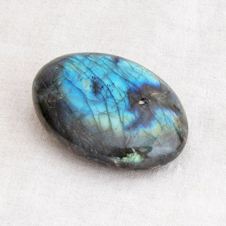 Labradorite Blue Flame Palm Stone by Tiny Rituals - A Roese Boutique