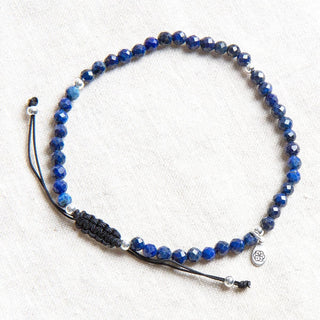 Lapis Lazuli Energy Anklet by Tiny Rituals - A Roese Boutique